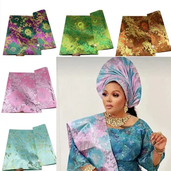 2026 Swiss Hayes Headtie Gele & Ipele Headscarf 75 Nigerian Breathable 3D Cotton SEGO Hairwrapper African Women Wrapper 2pc/bag 1