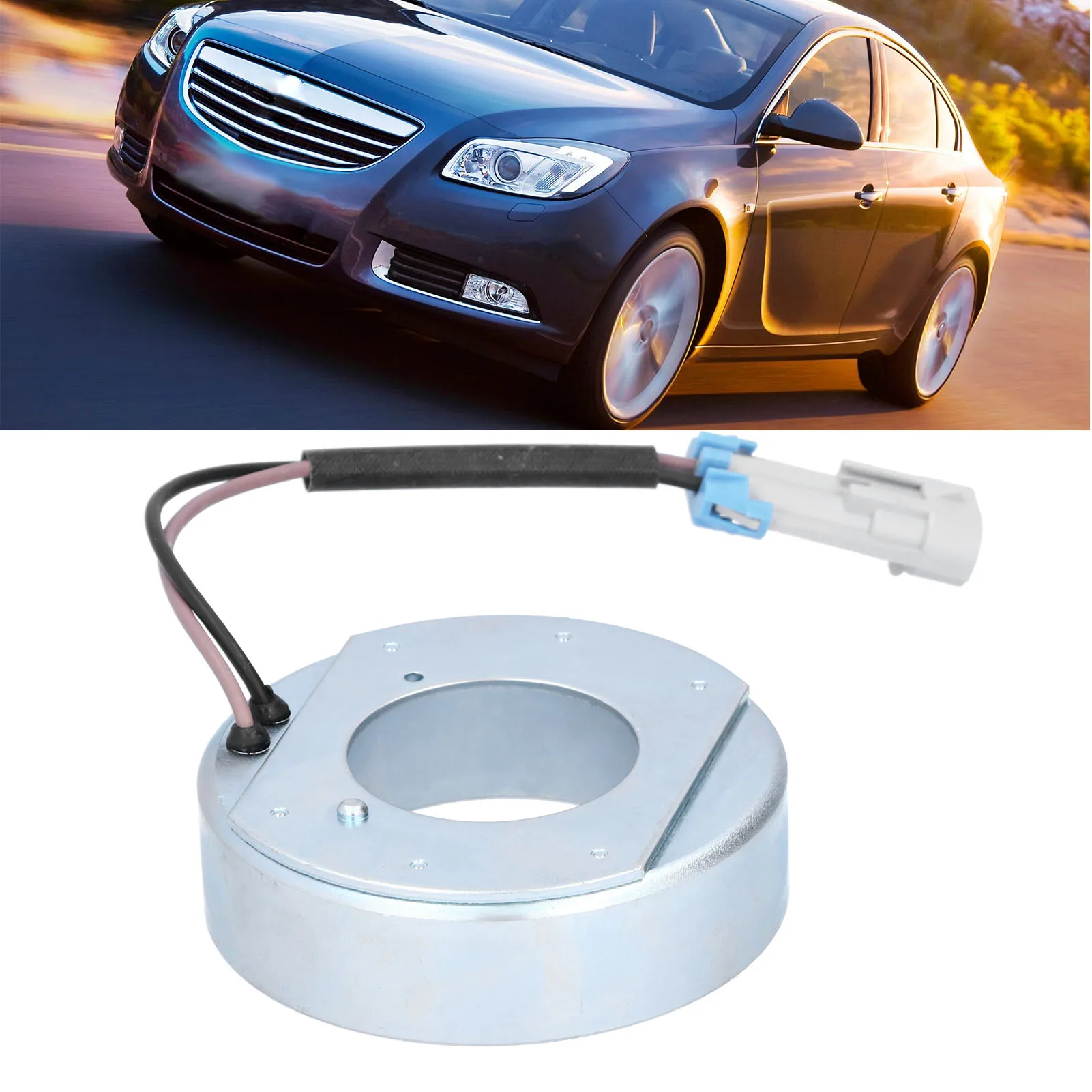 AC Magnetic Clutch Magnetic Clutch Coil Air Conditioning Replaces 1854272 for Opel Astra G