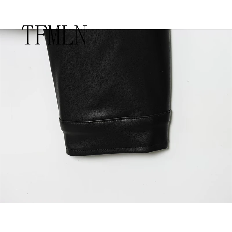 Women New Fashion Lmitation Leather Jacket Tops  Autumn Brand Pilot Jacket Coat Loose Outerwears