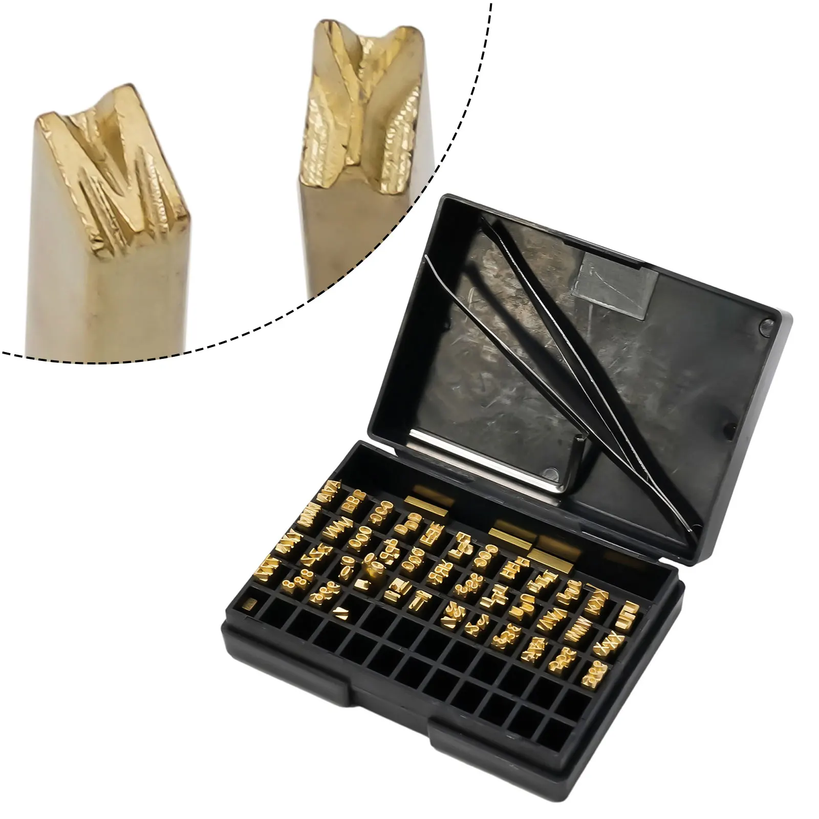 

Электрическая машина для кодирования лент, машина для кодирования слов и зерен, термопечать букв и лент, 120 шт./комплект, медный символ