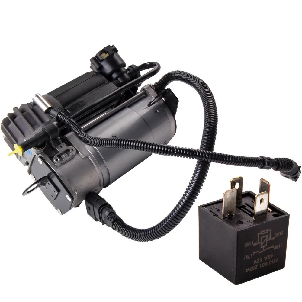 Air Suspension Compressor Pump For Audi A6 C5 4Bh Allroad 2001-2005 W/ Relay 4Z7616007A