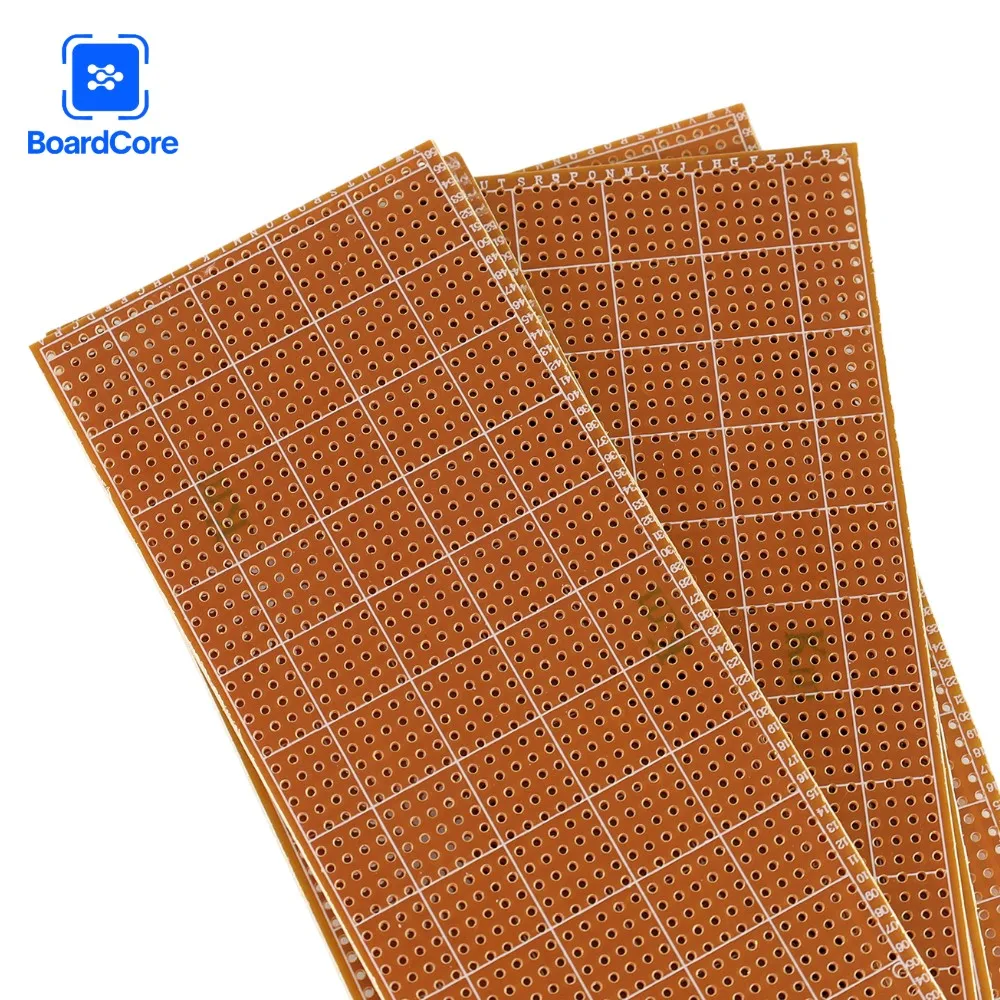 5-20PCS 6.5x14.5cm 단면 범용 인쇄 회로 PCB 프로토보드 회로 실험용 DIY 전자 브레드보드