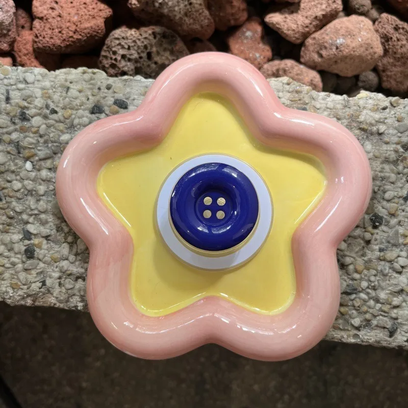 Koreanische Nette Farbe Taste Magnetische Halter Grip Tok Griptok Telefon Ständer Halter Unterstützung Für iPhone 16 15 Für Pad Magsafe Smart tok – Detail 10