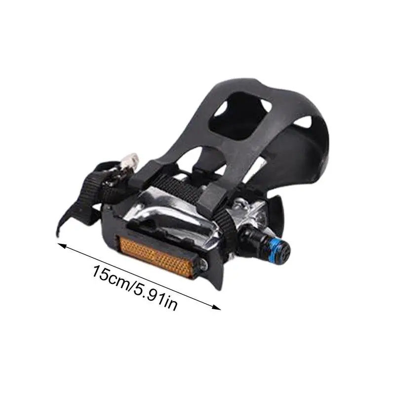 Indoor Bike Pedal Adjustable Stationary Bike Pedals Replacement Non-slipStationary Pedals Replacement Bicycle