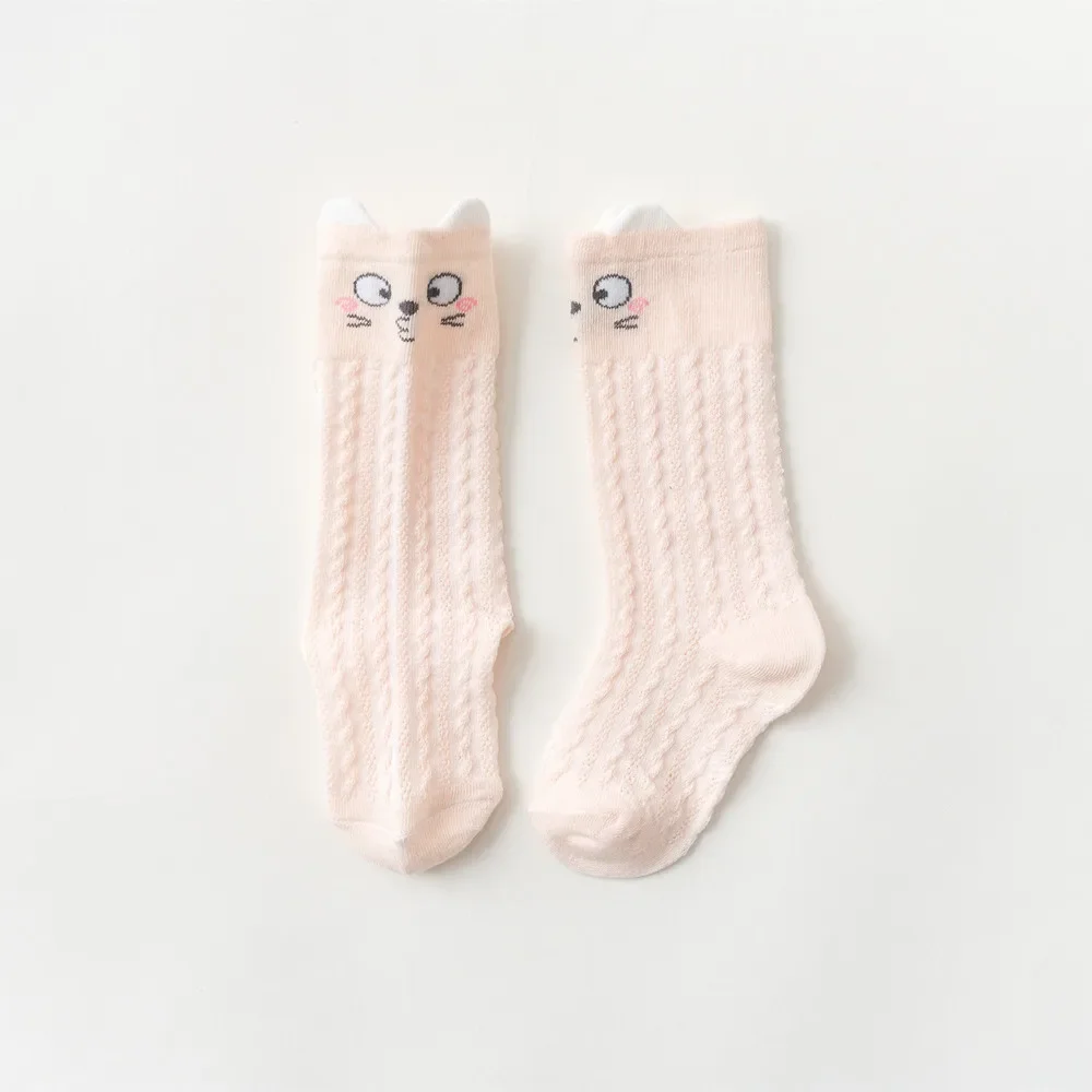 Baby Socks With Mesh Girls Boy Knee High Long Socks Infant Anti Mosquito Sock Newborn Kids Soft Breathable Floor Sock Summer