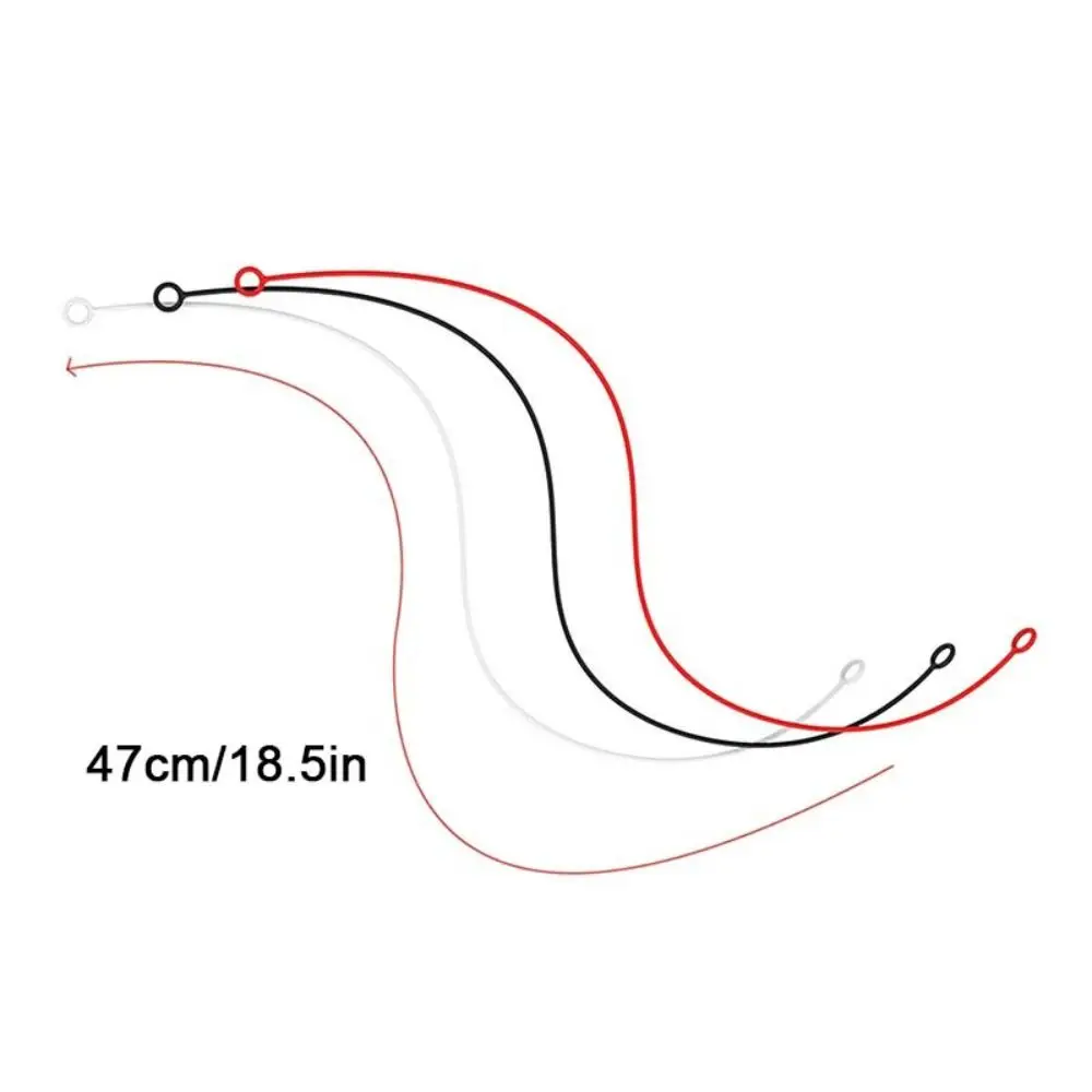 Silicone Earplug Lanyard Double ring Travel Earplugs Cord Silicone Loop Rope Outdoor Connector Cord 2Pcs