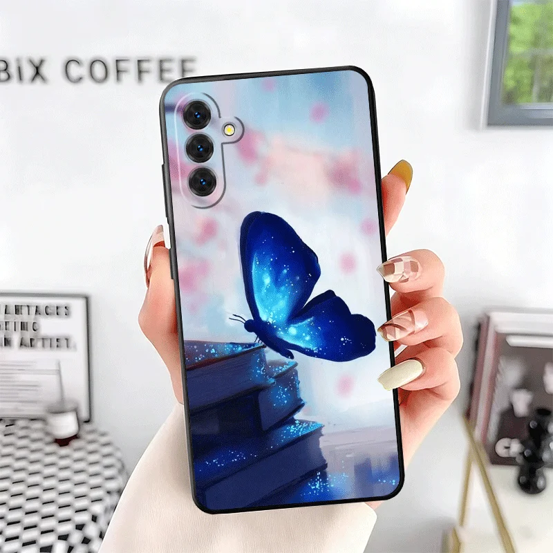 Blue Butterfly Aesthetics Silicone Phone Case