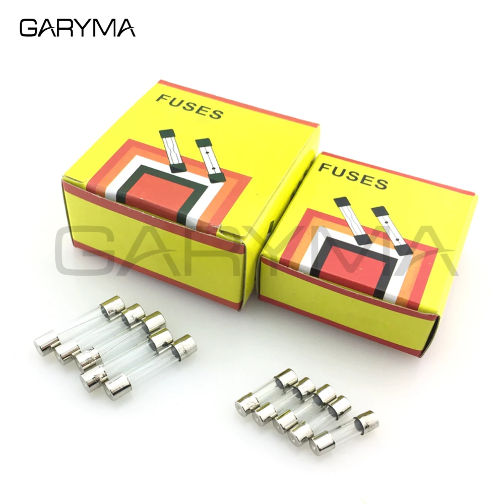 Glass Tube Fuse Kit Glass Tube Fuses Glass Fuses Tube Fuses Fast Acting Fuse 5*20 6*30 Glass Fuse Fast Fuse 250V 0.1A-30A Quick Blow 5x20mm 6x30mm