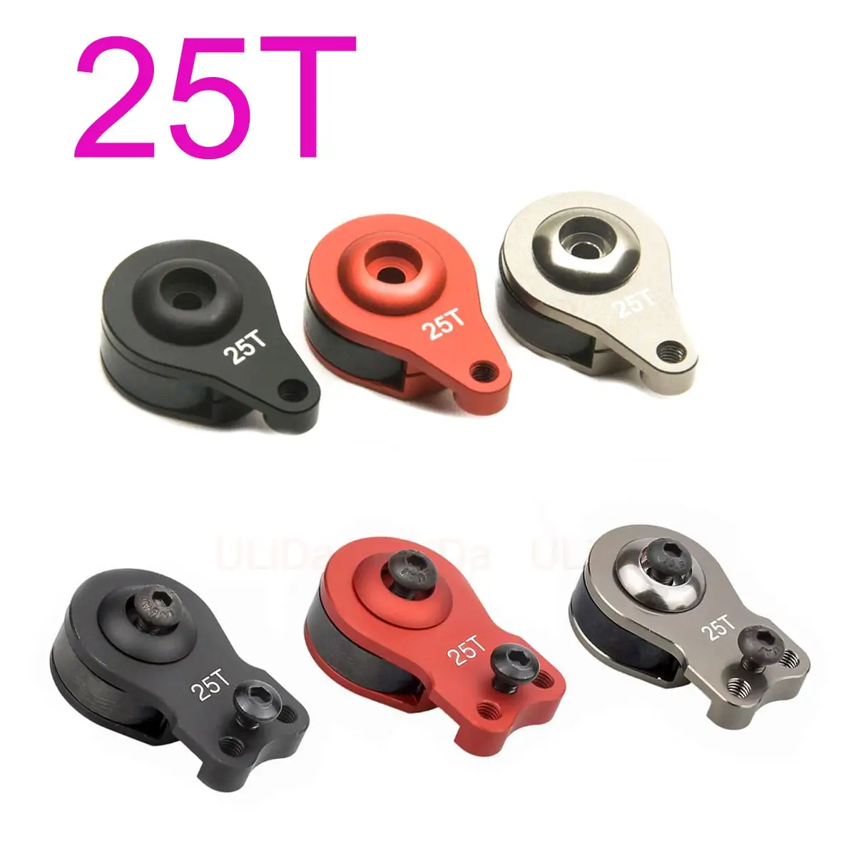 Aluminium25TAdjustableforceServoHornsSteeringSaverArmFor110