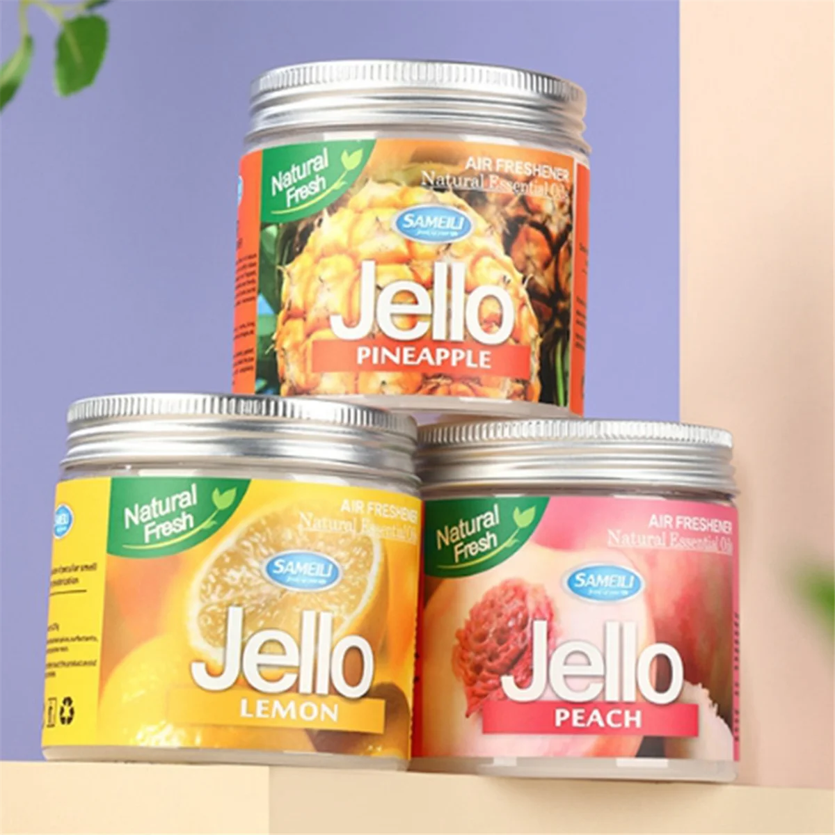 Car 220g Jello Perfume Air Freshener Car Balm Deodorizing Long-Lasting Fragrance Scent Aromatherapy COCONUT