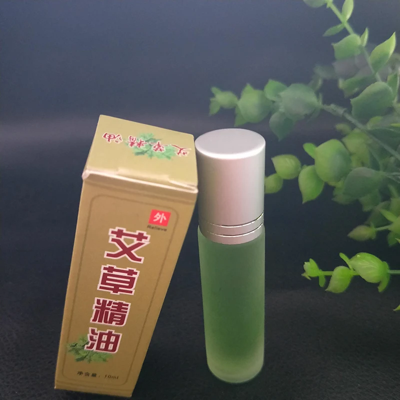 10ml Wormwood Scraping Essential Oil Mugwort Pure Nature Moxibustion Oils Meridian Massage Cupping Moxa Accessories Health Care,massage oil,herbal inhalation essence,moxibustion box