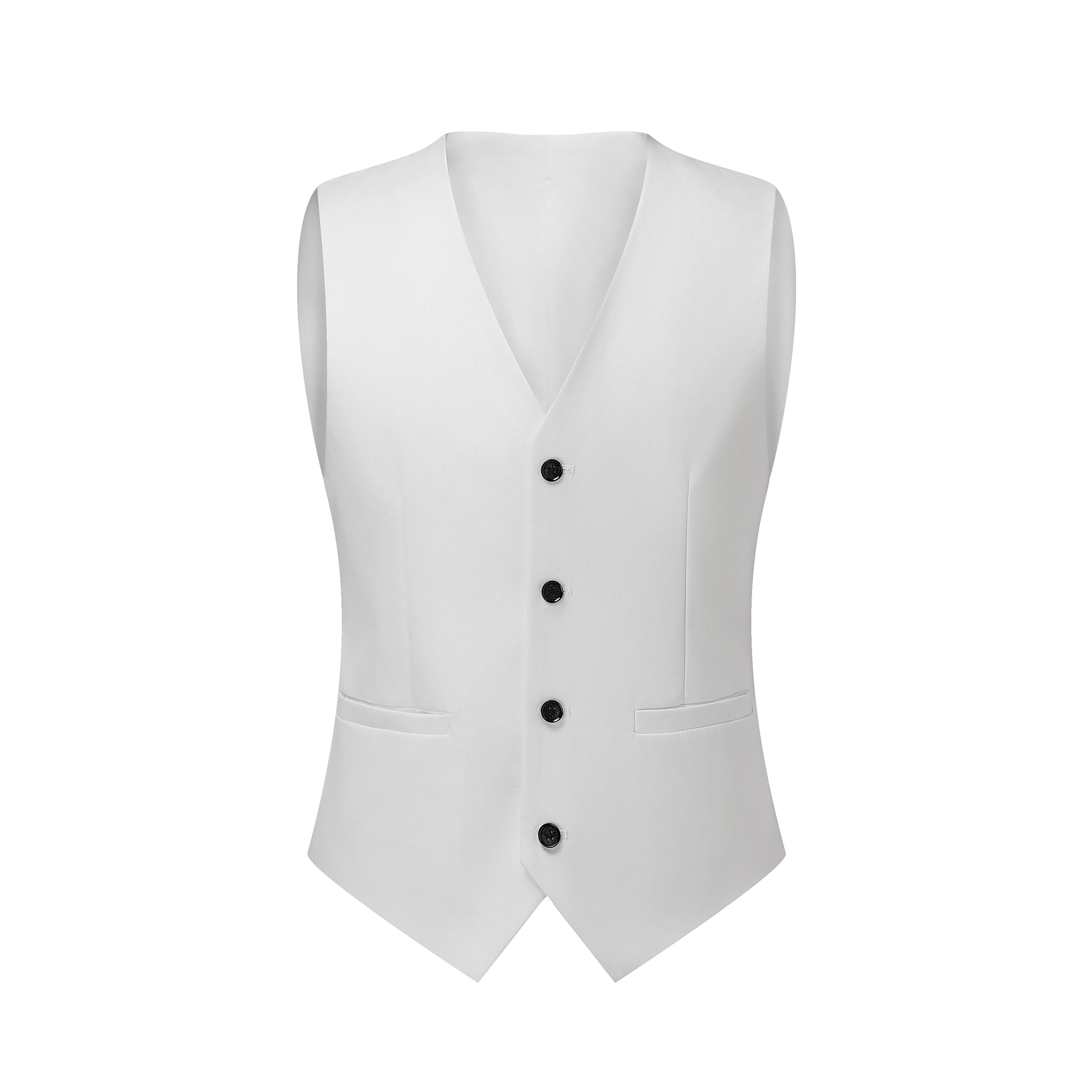Men's Three-Piece Suit Anti-Wrinkle No-Iron Anti-Stick Fur Business Formal Four-Season Workplace Work Clothing