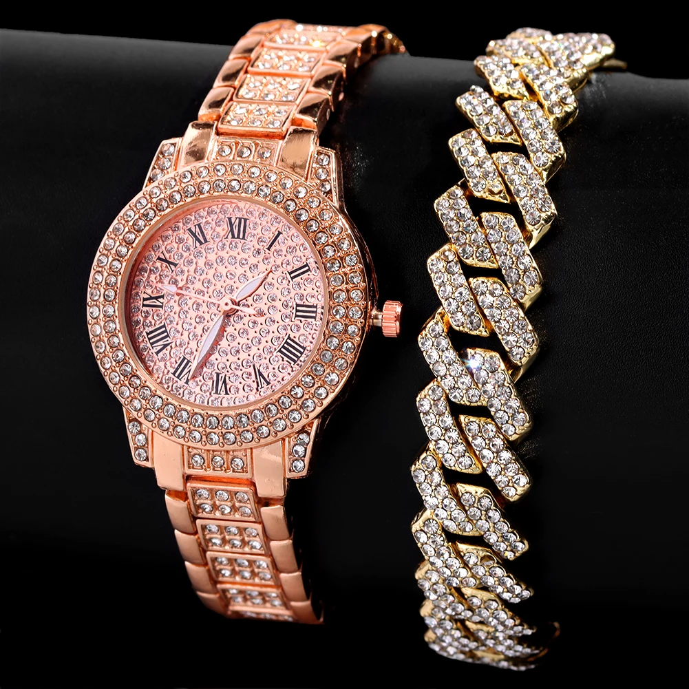 Classen diamond-, designer- ladies quartz watch, 585/000… | Drouot.com