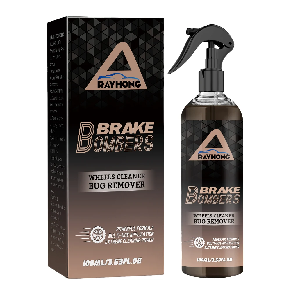 100ml Wheel Cleaner Spray Long Lasting Tires Dust Remover Tire Refurbishing Agent Car Maintenance Supplies