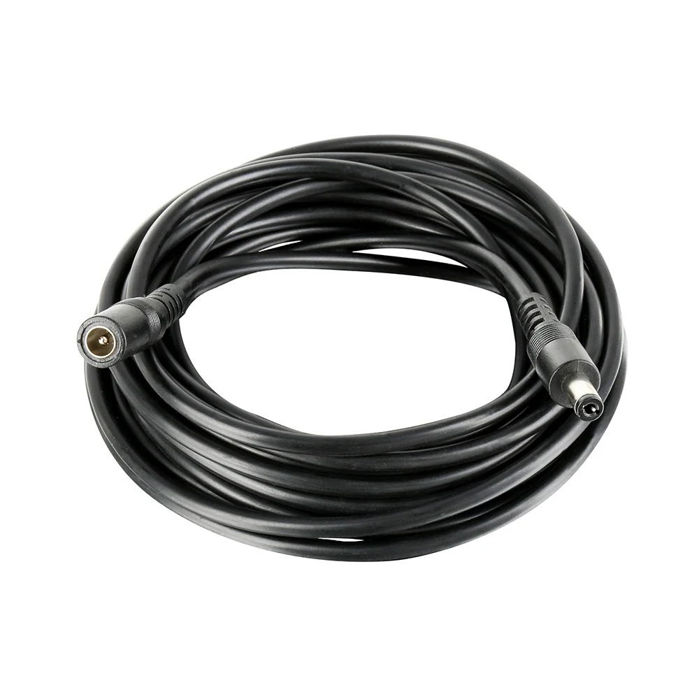 DC Power Connector Extension Cord with 5.5mm x 2.1mm Adapter Plug
