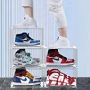 Spacious and Transparent Shoe Cabinet with Magnetic Door - The Ultimate Storage Solution 1