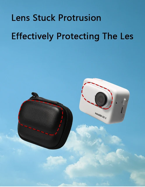 Lekufee Custodia Rigida Impermeabile Per Insta360 GO 3S/GO 3 - Valigetta Con Schiuma Personalizzata - Foto 9