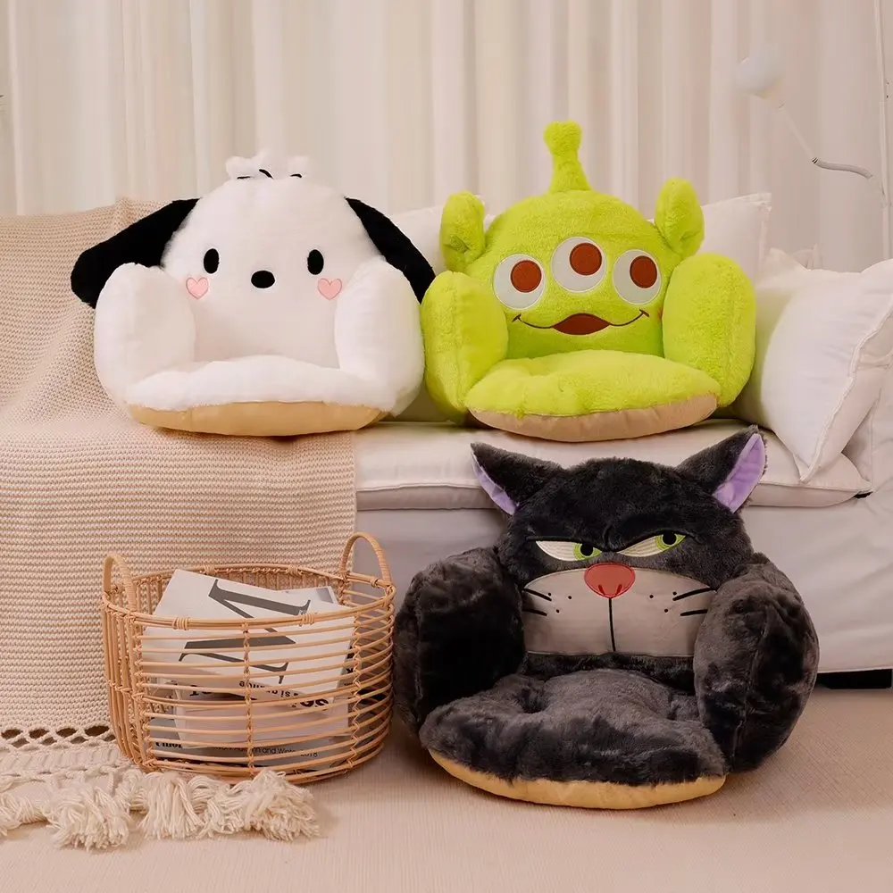 Pochacco Plush Comfortable Seat Cushion Lucifer Cat Sitting Cushion Chair Warm Soft Anime Non-slip Home Decor