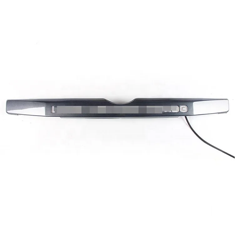 

Car Exterior ABS Chrome Rear Trunk Lid Trim With Led For Prado 2014-2017