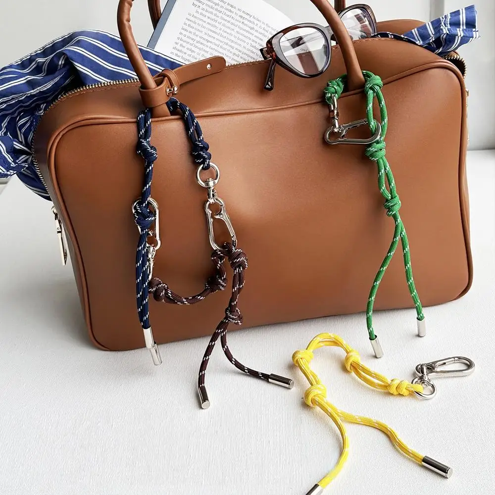 Vibrant Handmade Braided Nylon Keychain Strap