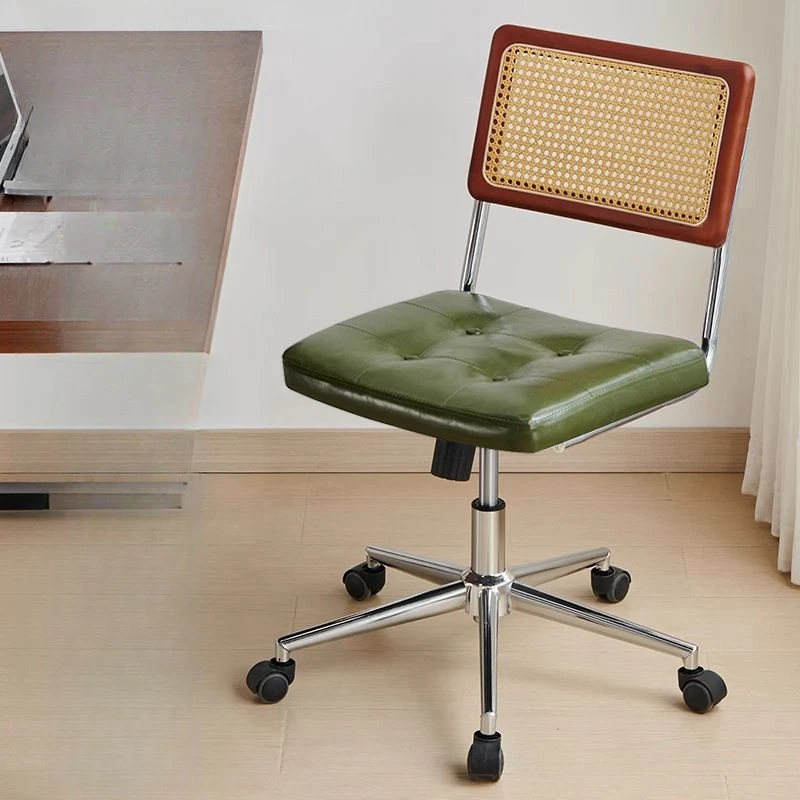 Rotating Study Office Chair Executive Wheels Footrest Cheap Durable Office Chair Boys Modern Camping Metal Muebles Furniture 6