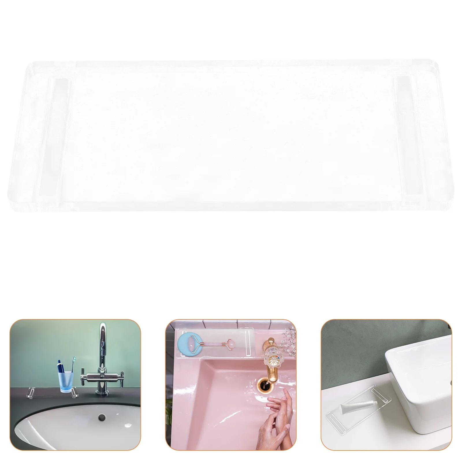 

Bathroom Tray Vanity Trays for Perfume Shelf Plant Holder Acrylic Organizer Makeup Decor