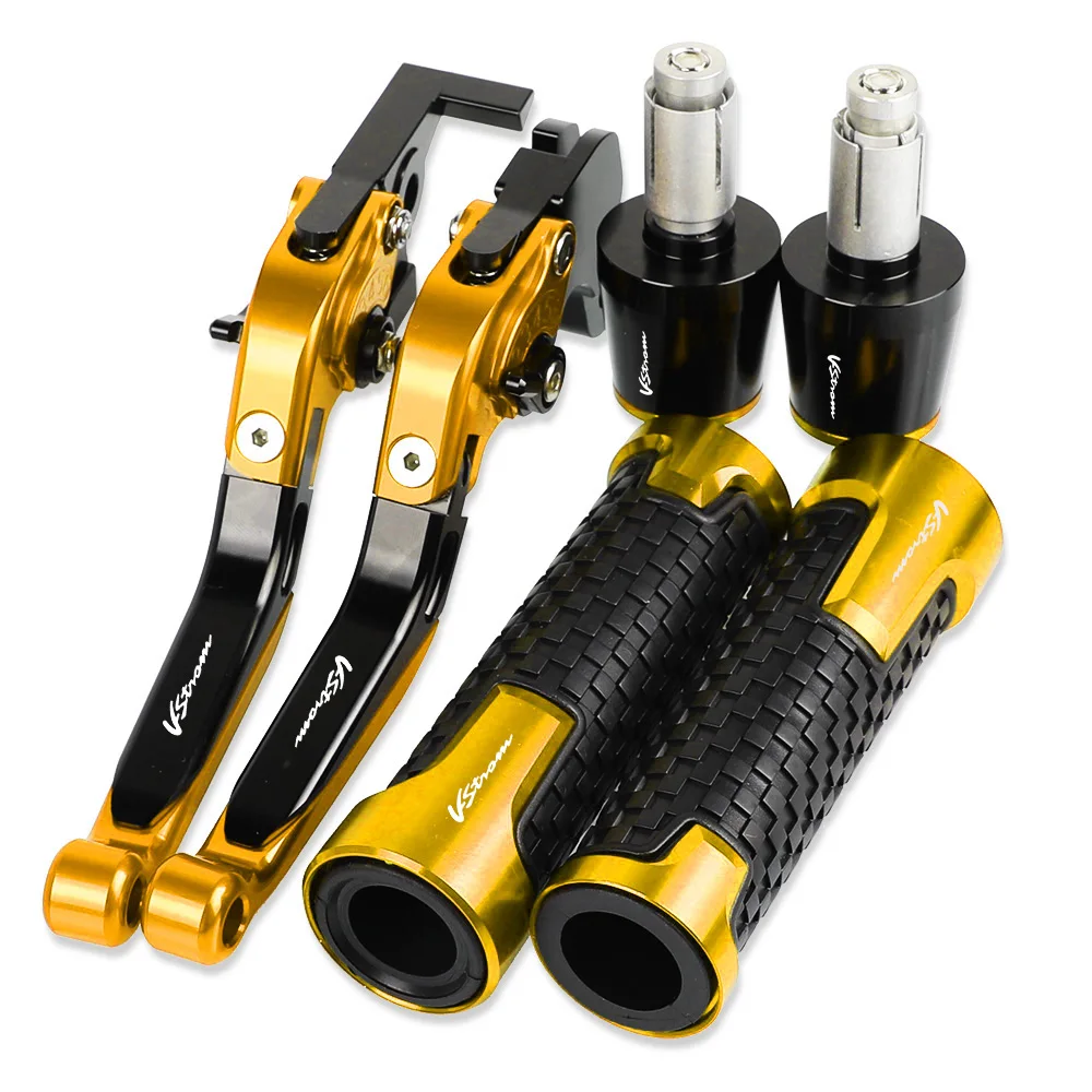 

V STROM 1000X Motorcycle Aluminum Brake Clutch Levers Handlebar Hand Grips ends For SUZUKI VSTROM 1000X GTA 2018 2019