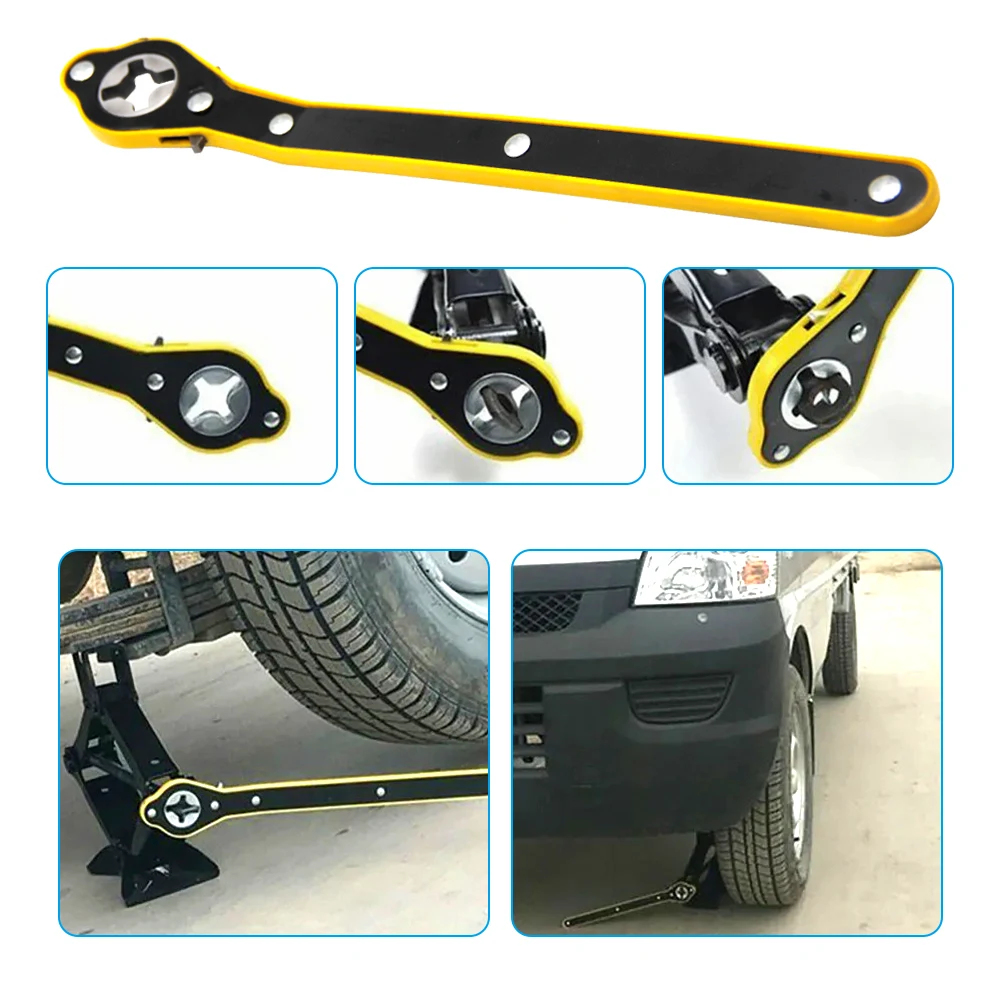 Car Mounted Small Car Universal Crank Handle Accessories with CAR Tools Car Jack Handle Lever Labor-saving Wrench Tool 3
