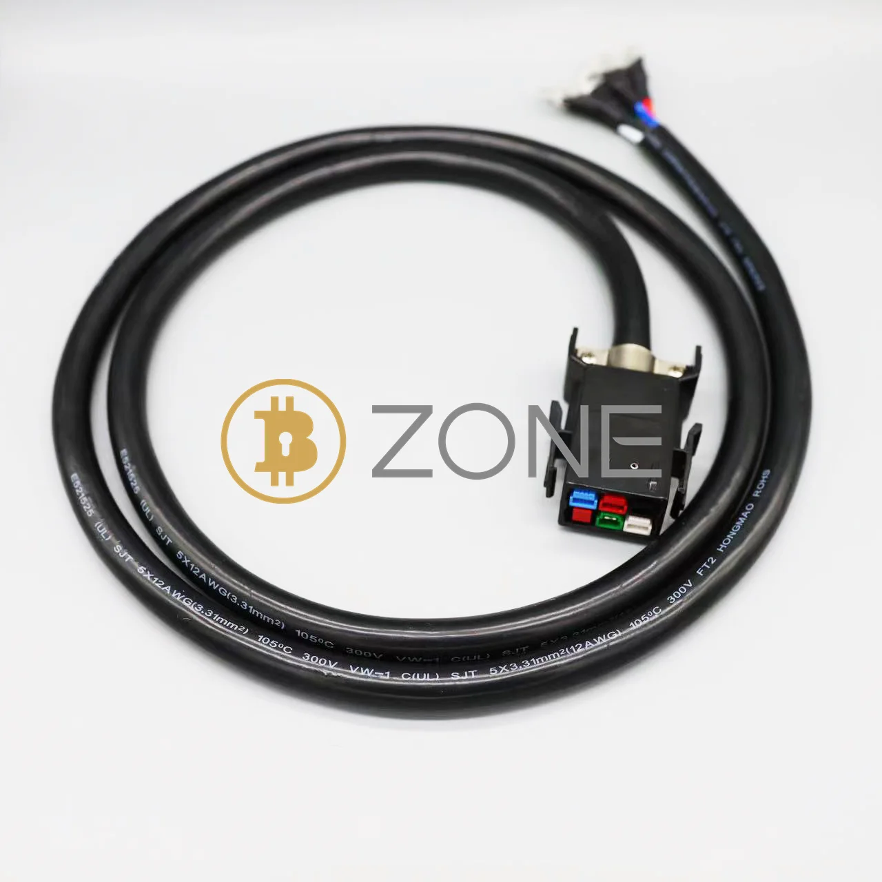 Antminer T21 380V Power Wire Cable Power Extension Cord 4*3.31mm 5000W For Bitmain T21 P33 Cord