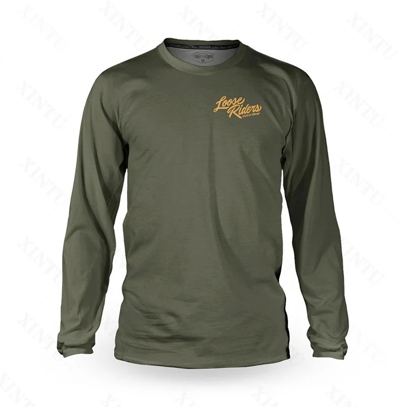 Enduro Mtb Bike Loose Rider Jersey Bmx Downhill Camicia A Maniche Lunghe Camiseta Motocross T-Shirt Mx Mountain Bike Abbigliamento