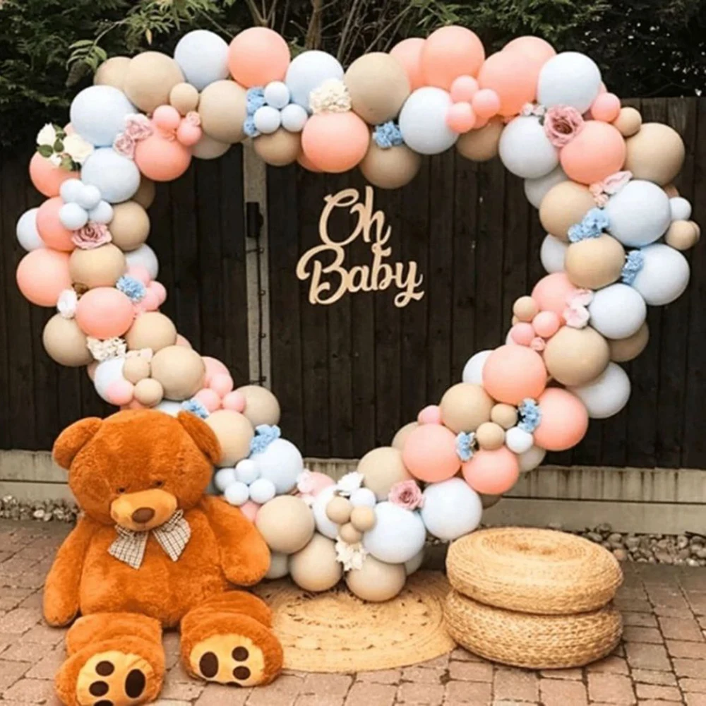 Heart Balloon Arch Kit Holder Balloon Circle Wreath Stand Support Wedding Birthday Party Decoration Home DIY Baby Shower