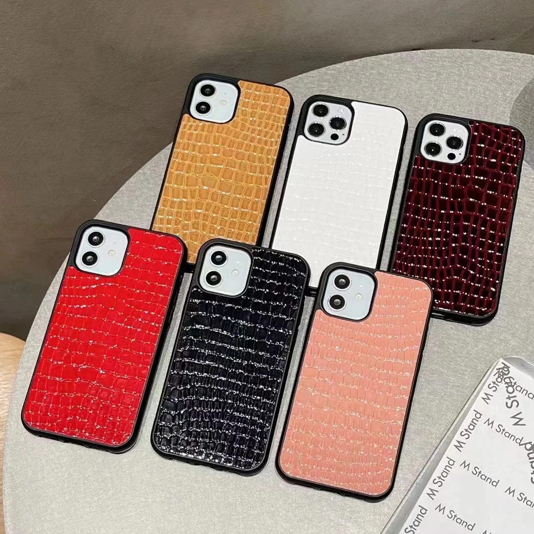 Per Iphone14 Pro Max Custodia Luxury Pu Retro Crocodile Pattern Texture Cover Morbida Antiurto In Pelle Per Iphone 14 13 12 11 Pro Max