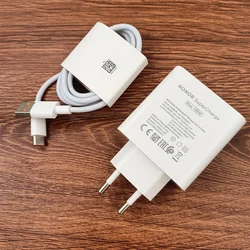 High - Power 100W Fast Charger with 6A USB Type - C Cable - EU SuperCharge Power Adapter - EU Add Cable (White)