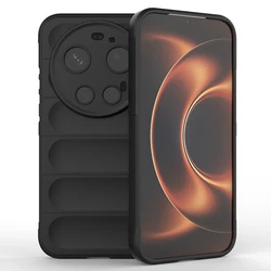 Liquid Silicone Soft Fashion Classic Non - Slip Protective Phone Case - High Quality Bumper - Xiaomi 17 Ultra (HD - black)