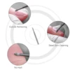 High Quality Electric Nail Filing Machine Safety Nail Drill Bit Milling Cutter Hard Alloy Drill Bit Dead Skin Remover 3/32“ 4