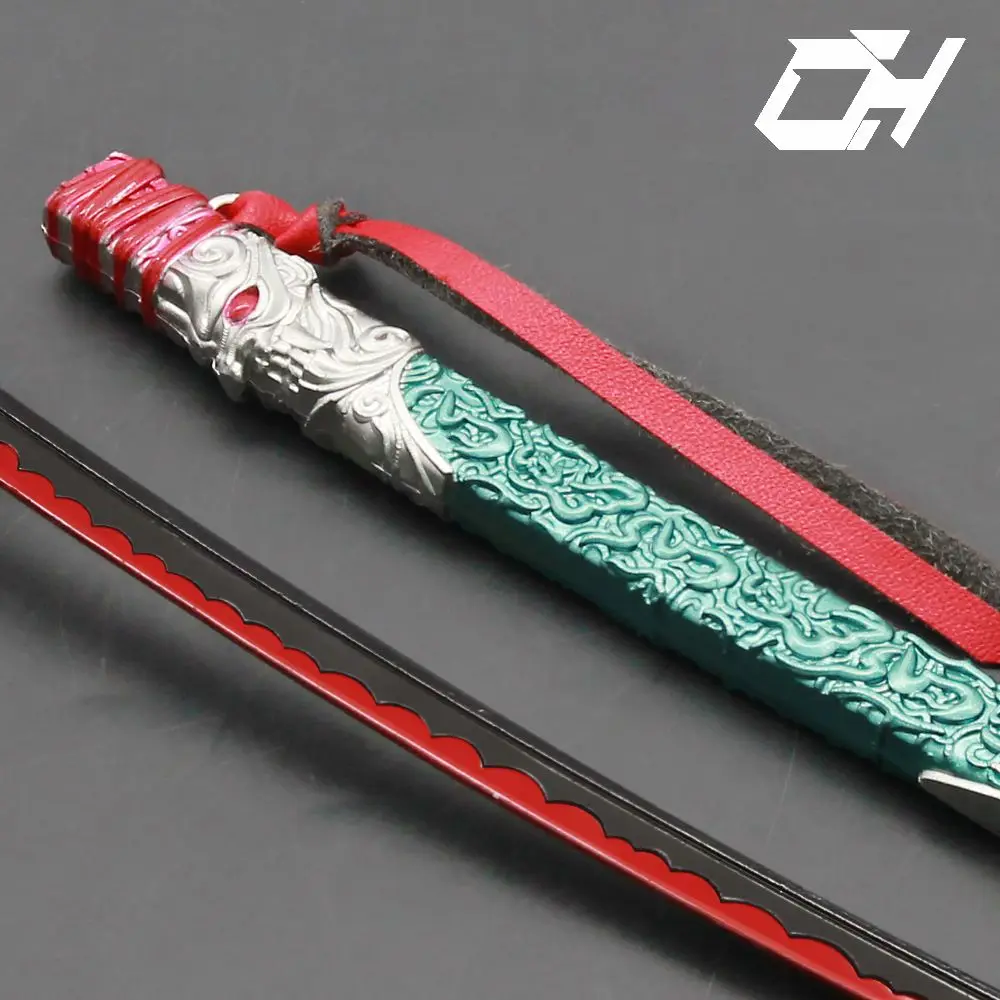 Naraka:Bladepoint Muramasa Katana Game Keychain Swords Butterfly Knife  Katana Justina Gu Weapon Model Boy Gift