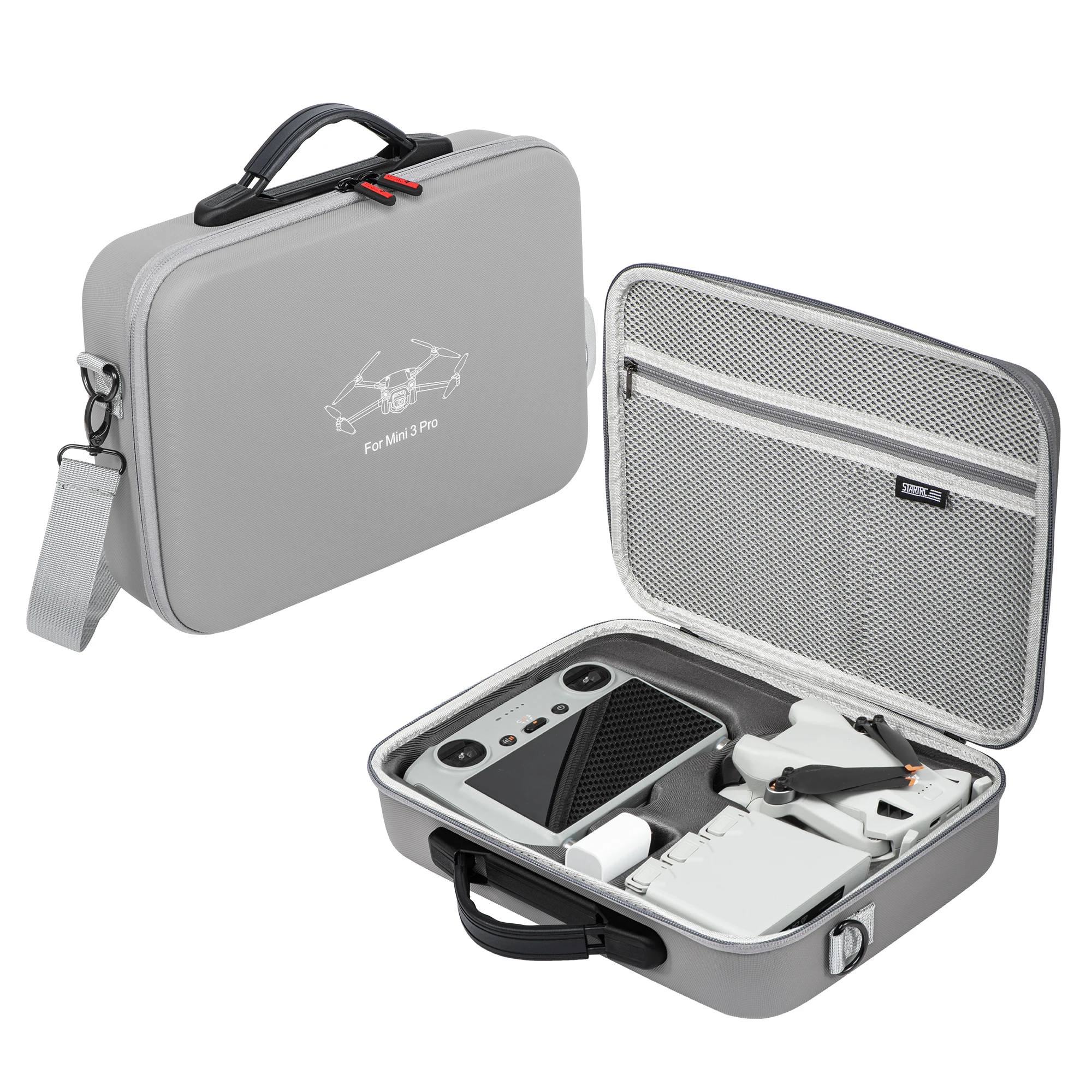 Drone DJI Mini 4 Pro Fly More Combo Plus Gris clair