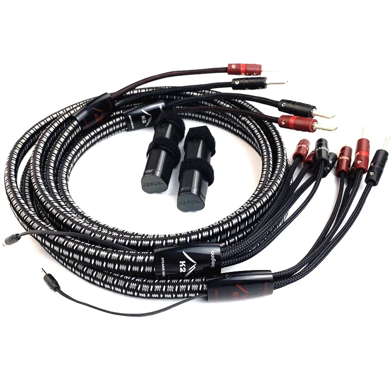 

Hi-end K2 кабель для динамика PSS серебристый Hi-Fi усилитель звука, двухпроводной звуковой кабель с аккумулятором 72 в