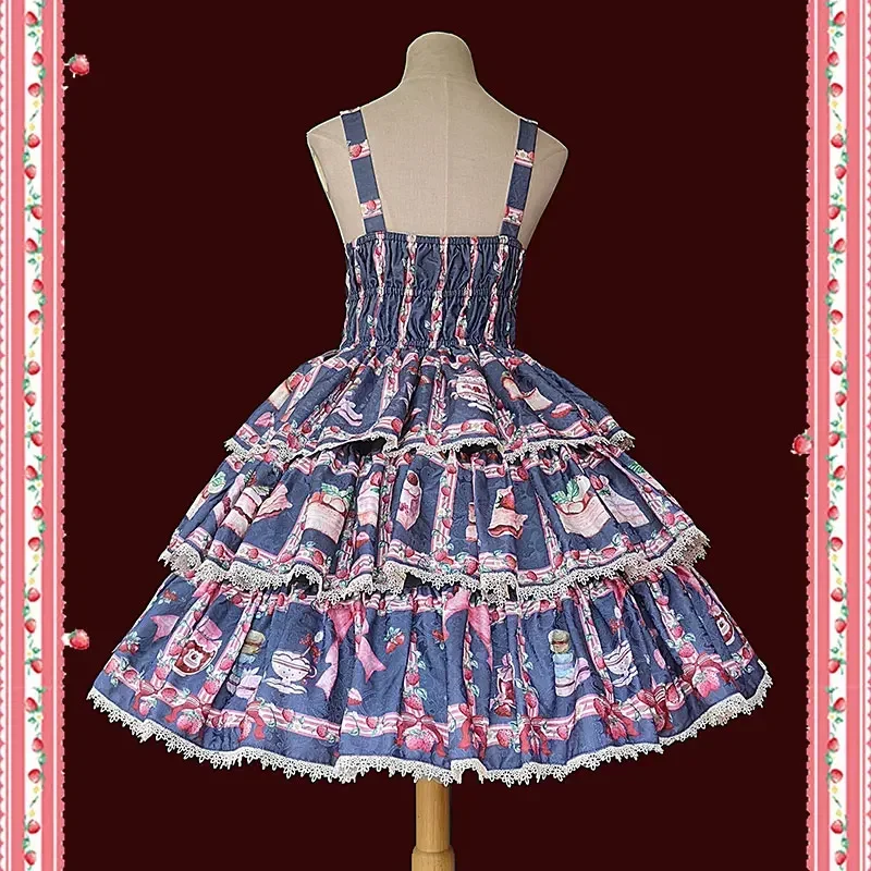 Strawberry Tea Party Lolita JSK Dress by Infanta