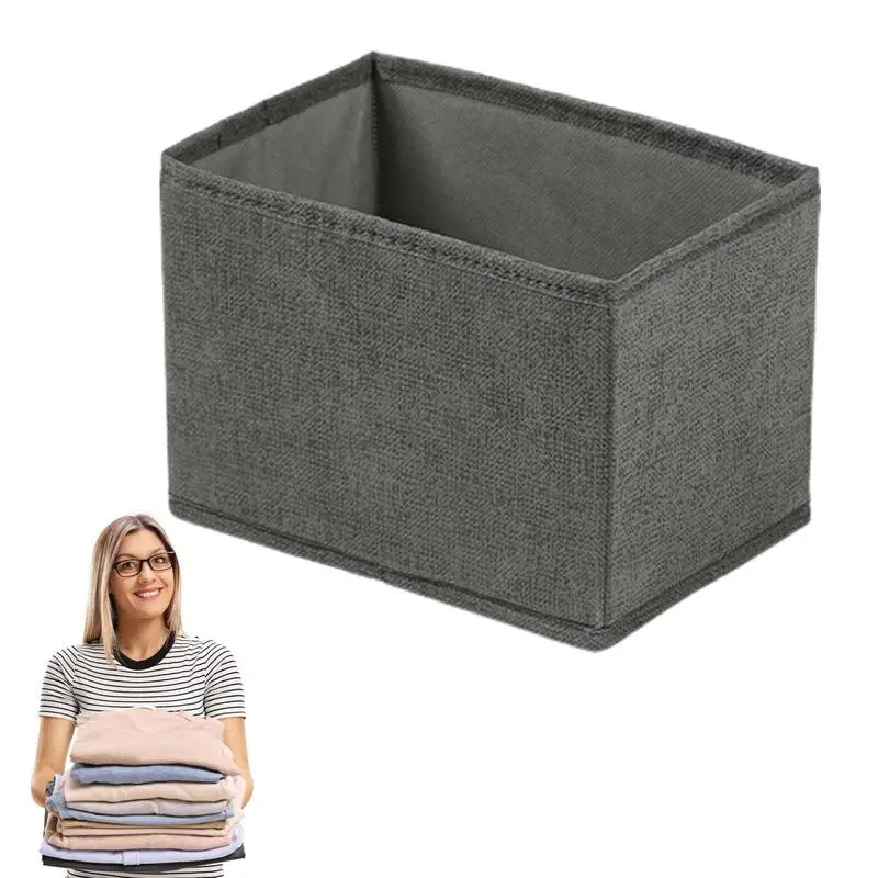 Foldable Clothes Organizer Removable Storage Bag Closet Non-Woven Organizer Lingerie Divider For Panty Stocking TightsBraStorage 5