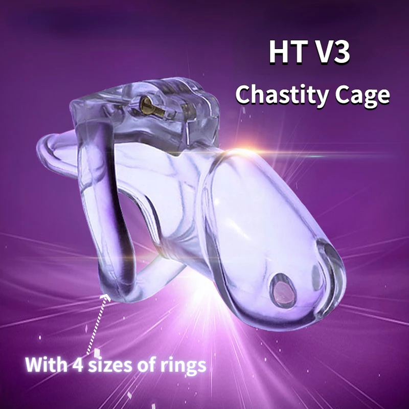 Penis chastity cage hot HT V3 male chastity belt 4 size penis ring ultra small cock cage anti-cheating chastity device for gay men