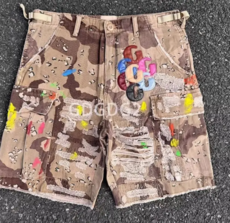 ショートパンツ ODD STUDIO Camo Washing Cotton Cargo Half Pant Funicet-Holiday-Savings-Men-s-