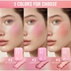 Butter Blush Cream To Enhance The Color Of The Highlights And Matte Rouge Multi-purpose Blush Cream Three Color For Lips Cheeks 3