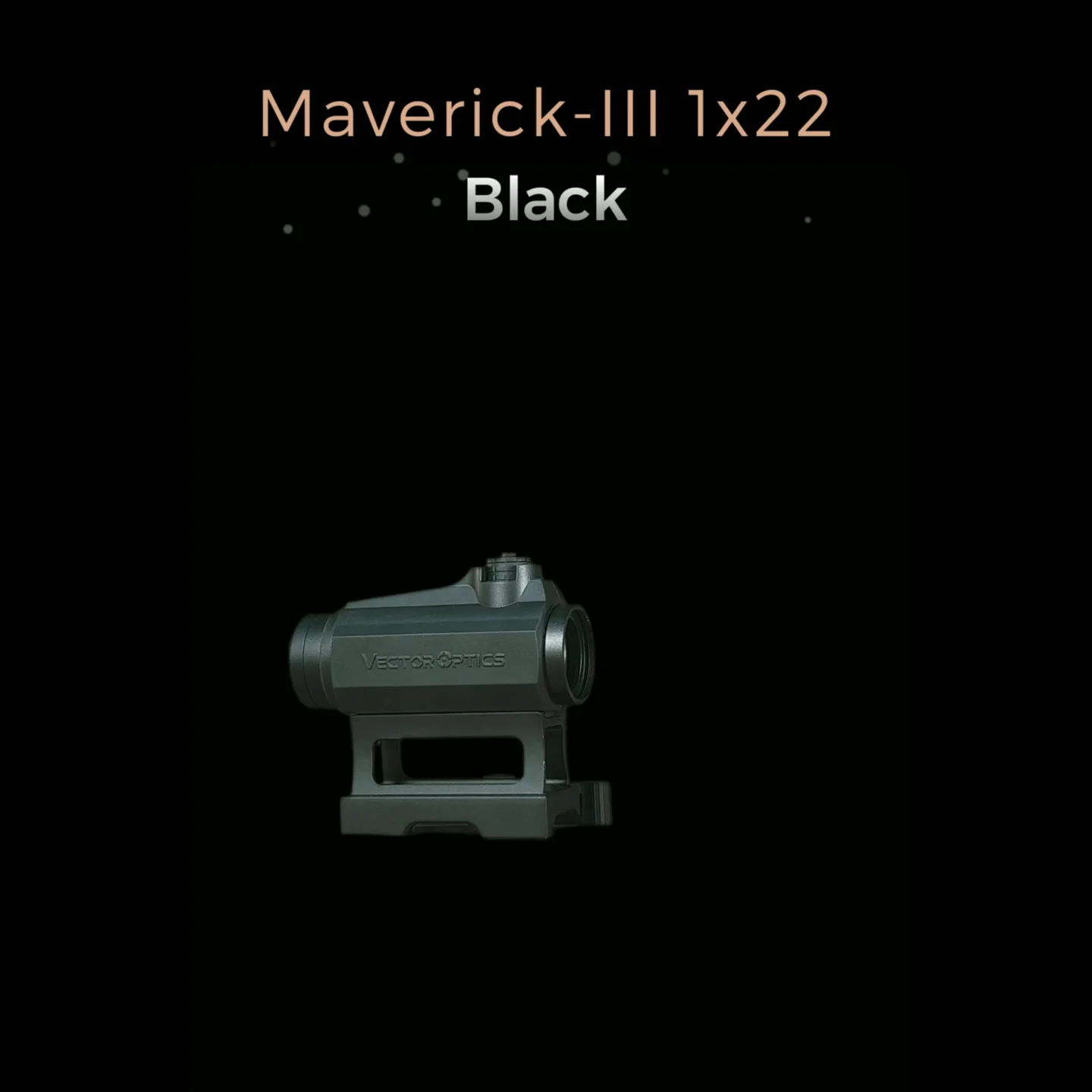 Vector Optics Maverick Gen3 1x22 Red Dot Scope Optic Sight