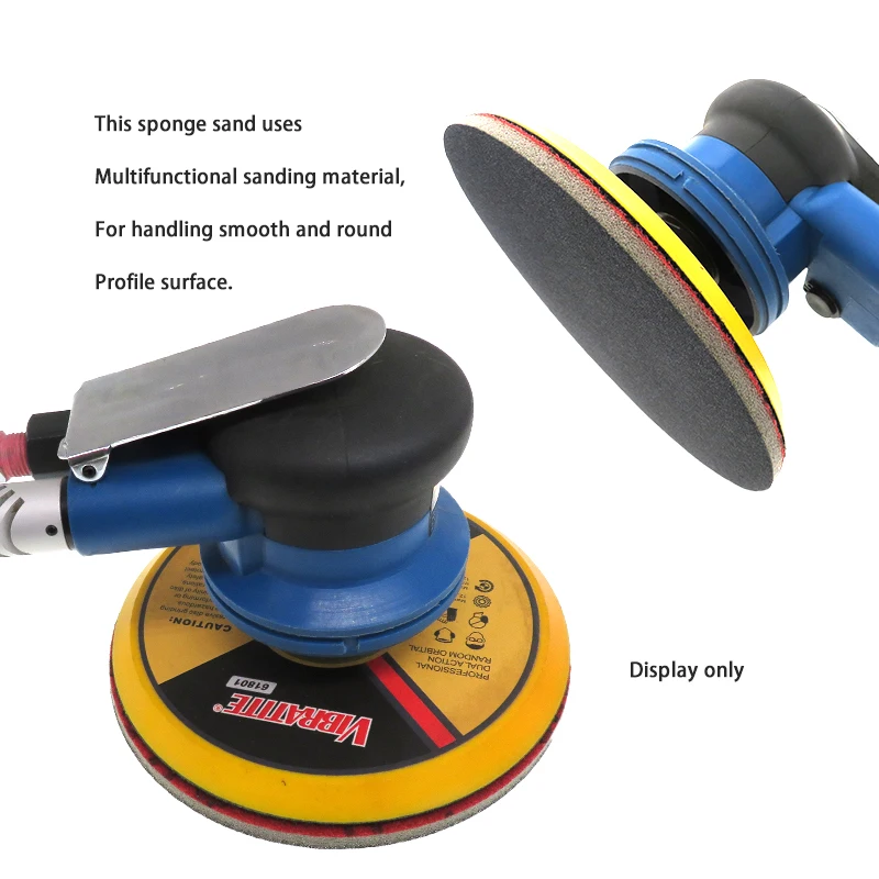 Mirka Abralon 6 inch Sponge Sanding Disc 8A-241 Foam Hook & Loop Round Sandpaper 180-4000 Grit Elastic Polishing Grinding