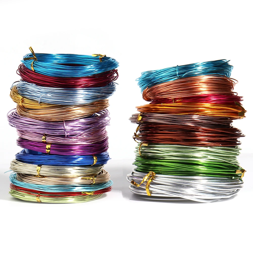 Vibrant Multicolor Aluminum Craft Wire for Jewelry Making & Accessories