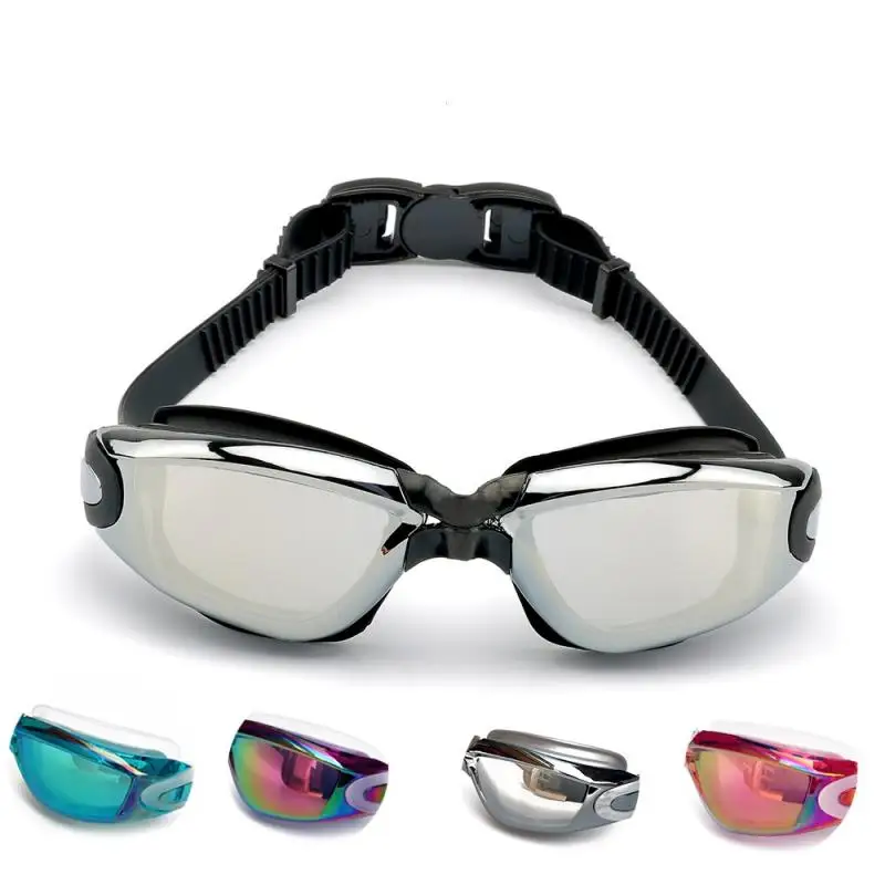 

Swimming Goggles Adult HD Waterproof Anti-fog Large Frame Swimming Glasses Diving Accessories UV Protection Outdoor Indoor Pool