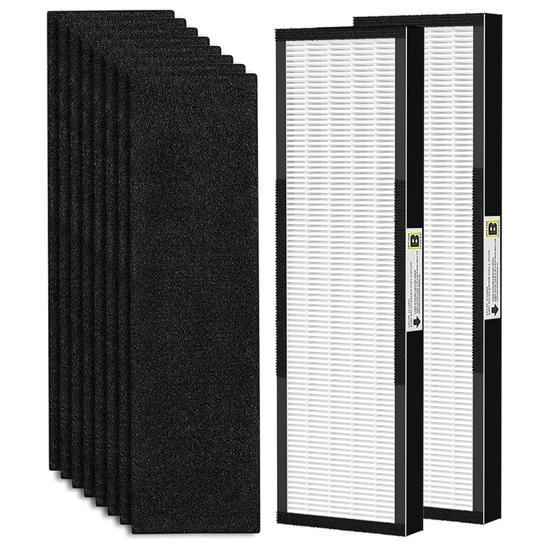 B82B-FLT4825 Replacement Filter For Germ Guardian Air Purifier 2 True HEPA + 8 Carbon Filters