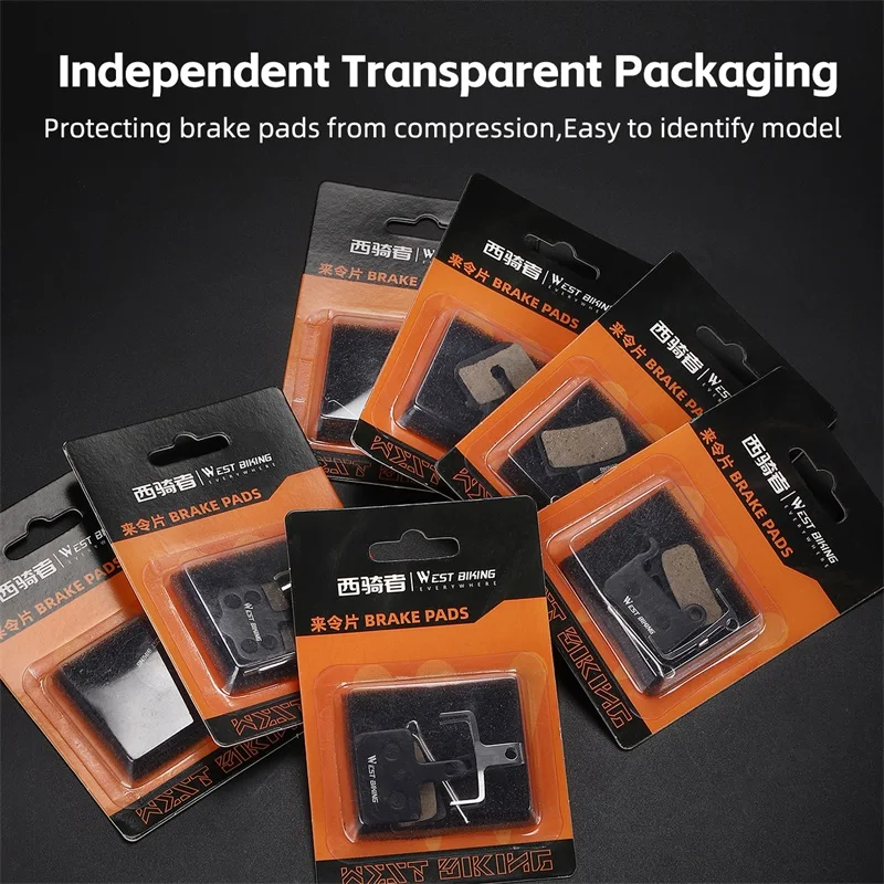 WEST BIKING Bicycle Disc Brake Resin Brake Disc 35*30.5mm For SHIMANO MT200 M515 M475 1/2/4/6/8Pairs Durable Bike Brake Pads