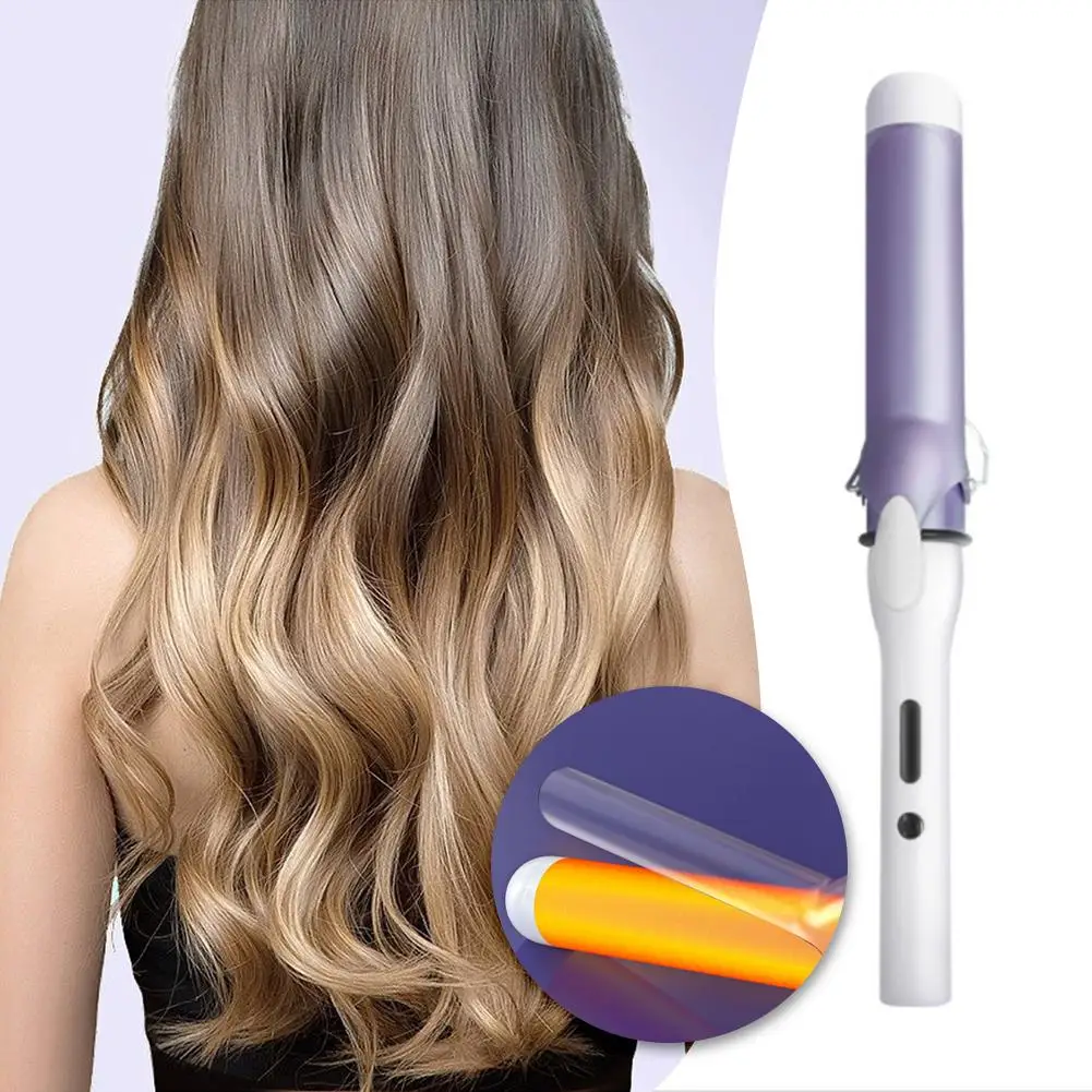 Curling Iron 40mm Large Wave Electric Curling Iron Curling Large The Super Rod Curling Not Rod Hurt Generating Does V8G5